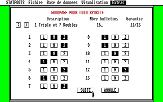 Statfoot atari screenshot